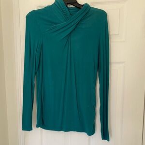 Tribal Teal Long Sleeve Women's Top